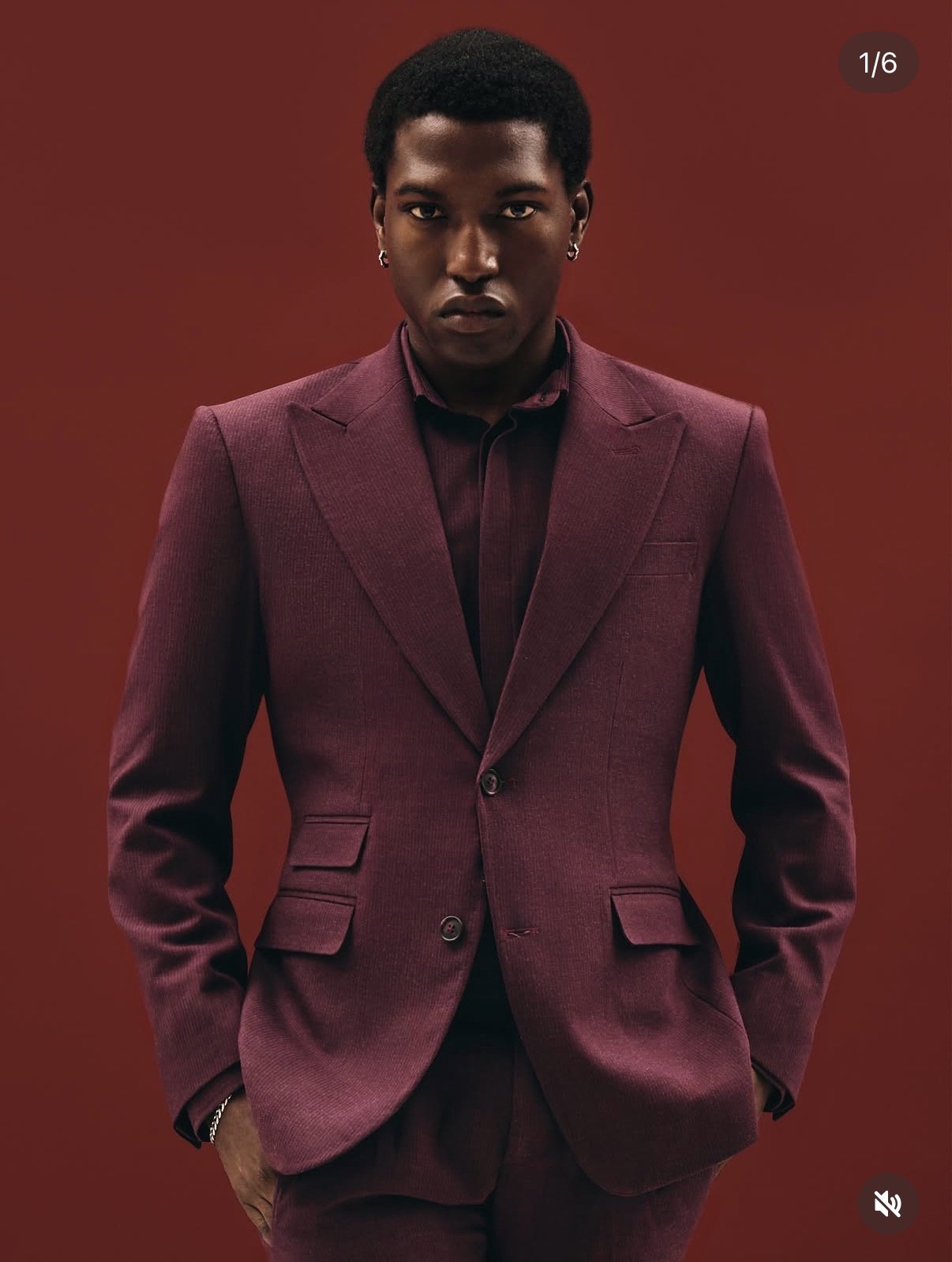 Menswear studio portrait by Yuliia Hryb